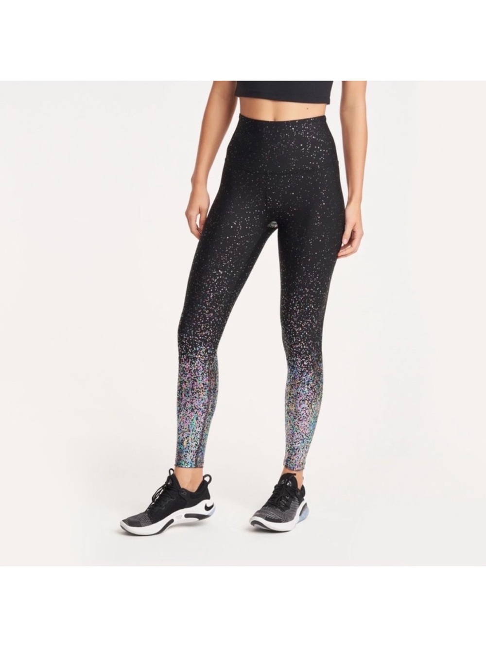 Beyond Yoga Alloy Ombré high waisted midi legging